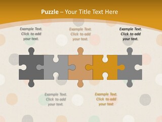 A Polka Dot Powerpoint Presentation Is Shown PowerPoint Template