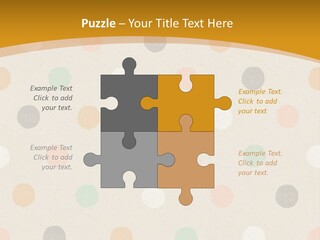 A Polka Dot Powerpoint Presentation Is Shown PowerPoint Template