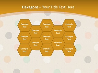 A Polka Dot Powerpoint Presentation Is Shown PowerPoint Template