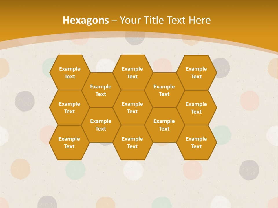 A Polka Dot Powerpoint Presentation Is Shown PowerPoint Template