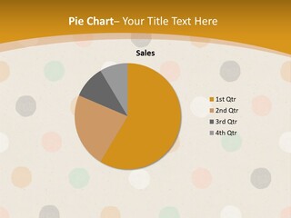A Polka Dot Powerpoint Presentation Is Shown PowerPoint Template