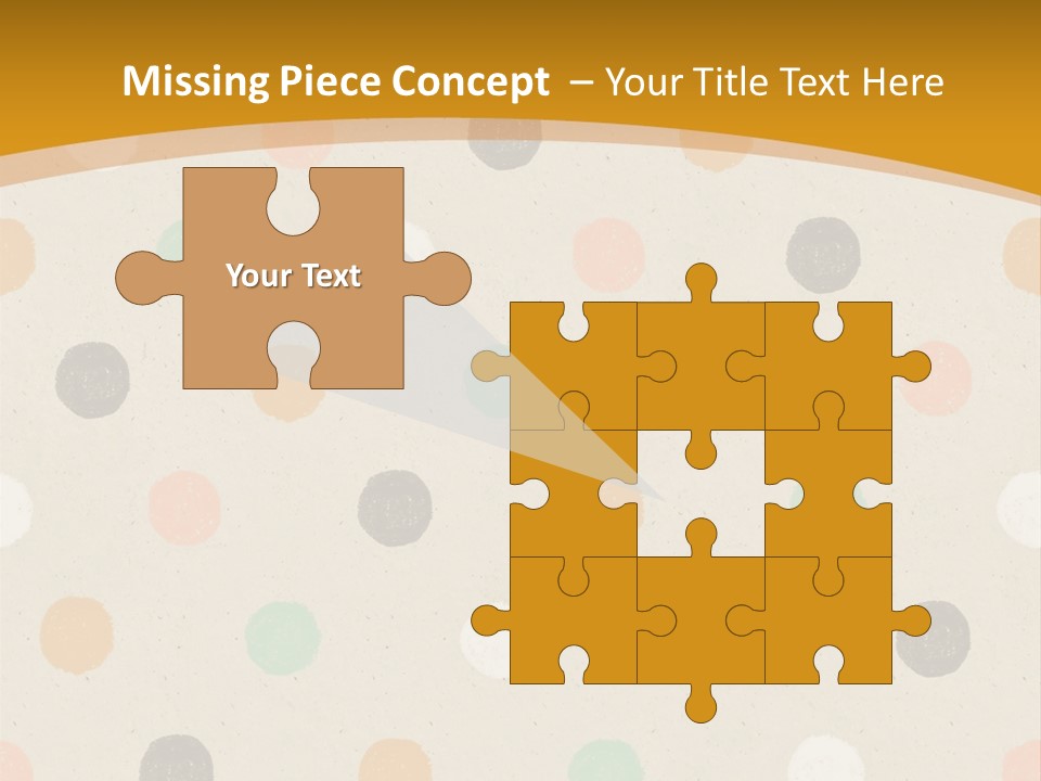 A Polka Dot Powerpoint Presentation Is Shown PowerPoint Template