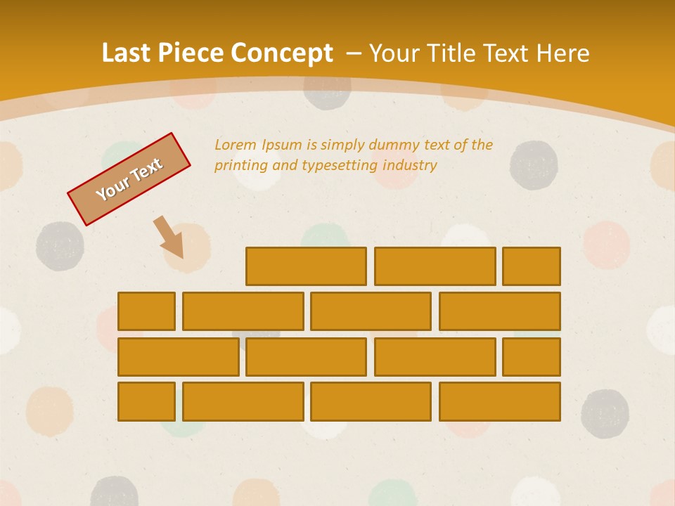 A Polka Dot Powerpoint Presentation Is Shown PowerPoint Template