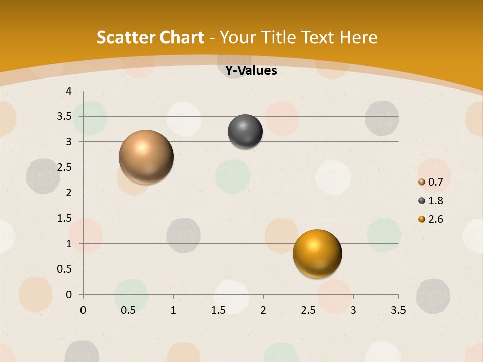 A Polka Dot Powerpoint Presentation Is Shown PowerPoint Template