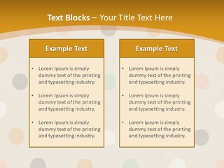 A Polka Dot Powerpoint Presentation Is Shown PowerPoint Template