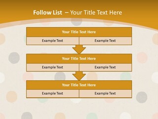 A Polka Dot Powerpoint Presentation Is Shown PowerPoint Template