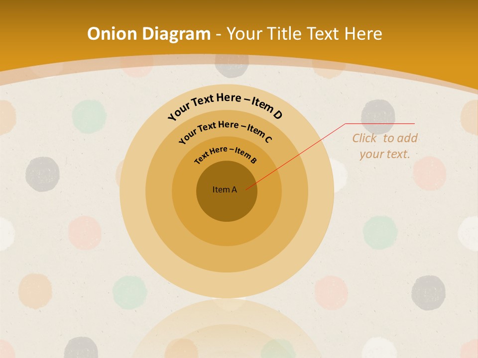 A Polka Dot Powerpoint Presentation Is Shown PowerPoint Template