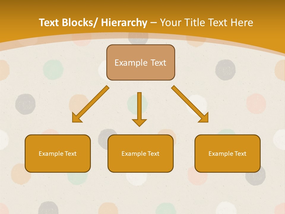 A Polka Dot Powerpoint Presentation Is Shown PowerPoint Template