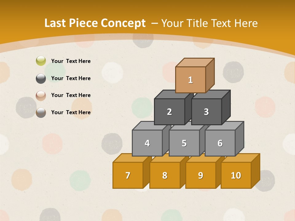 A Polka Dot Powerpoint Presentation Is Shown PowerPoint Template