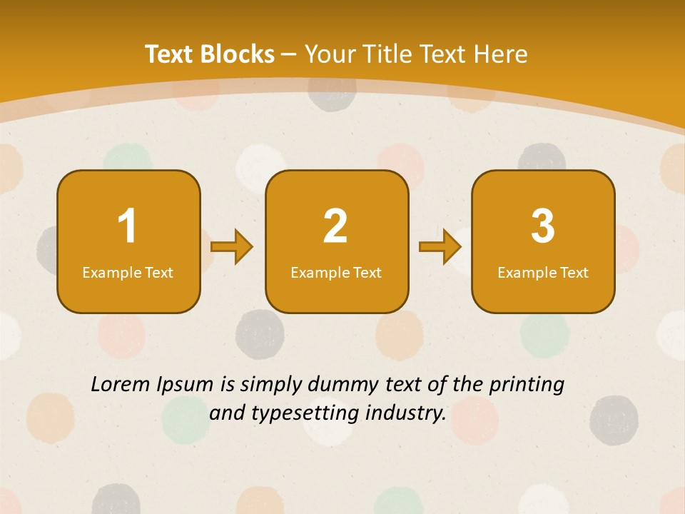 A Polka Dot Powerpoint Presentation Is Shown PowerPoint Template