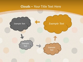 A Polka Dot Powerpoint Presentation Is Shown PowerPoint Template