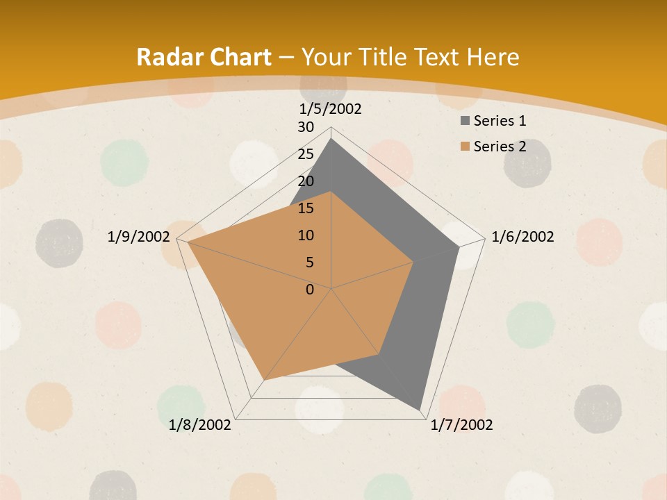 A Polka Dot Powerpoint Presentation Is Shown PowerPoint Template