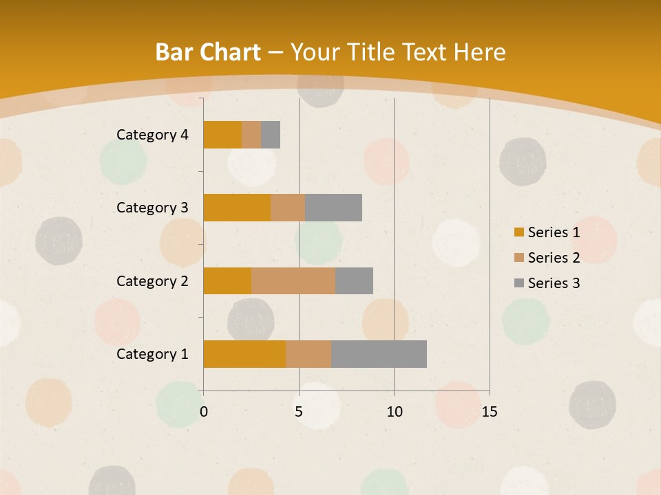 A Polka Dot Powerpoint Presentation Is Shown PowerPoint Template