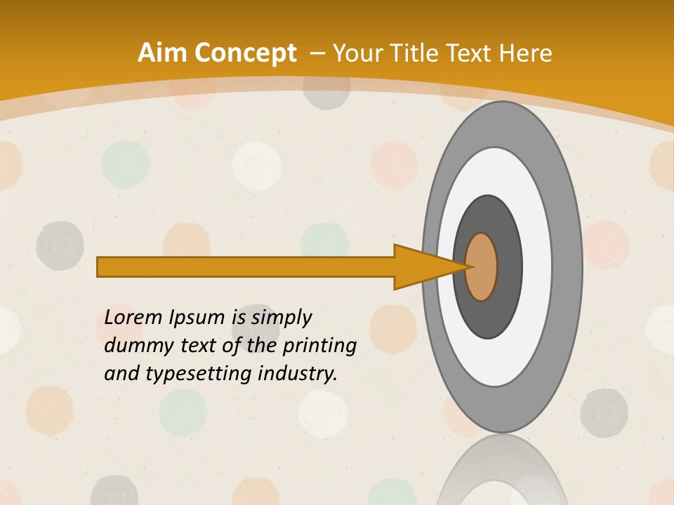 A Polka Dot Powerpoint Presentation Is Shown PowerPoint Template