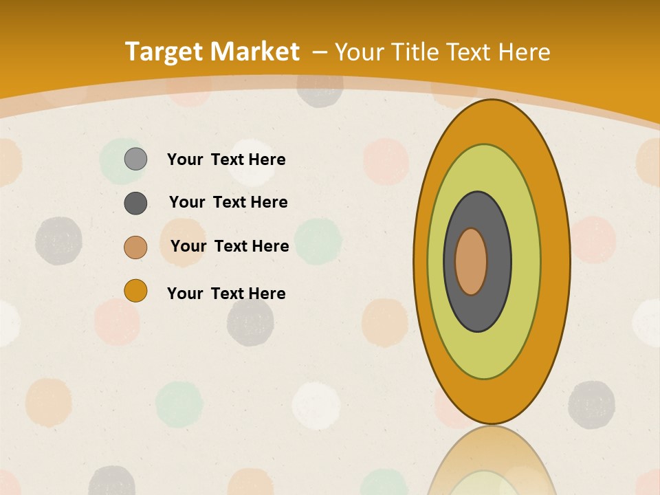 A Polka Dot Powerpoint Presentation Is Shown PowerPoint Template