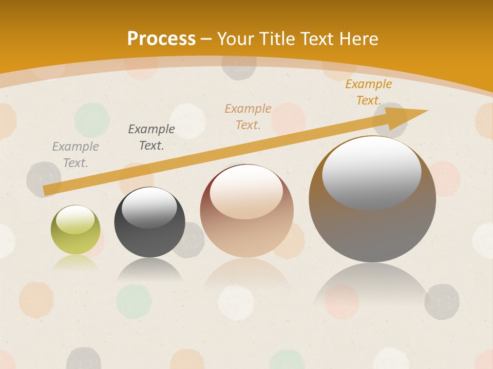 A Polka Dot Powerpoint Presentation Is Shown PowerPoint Template