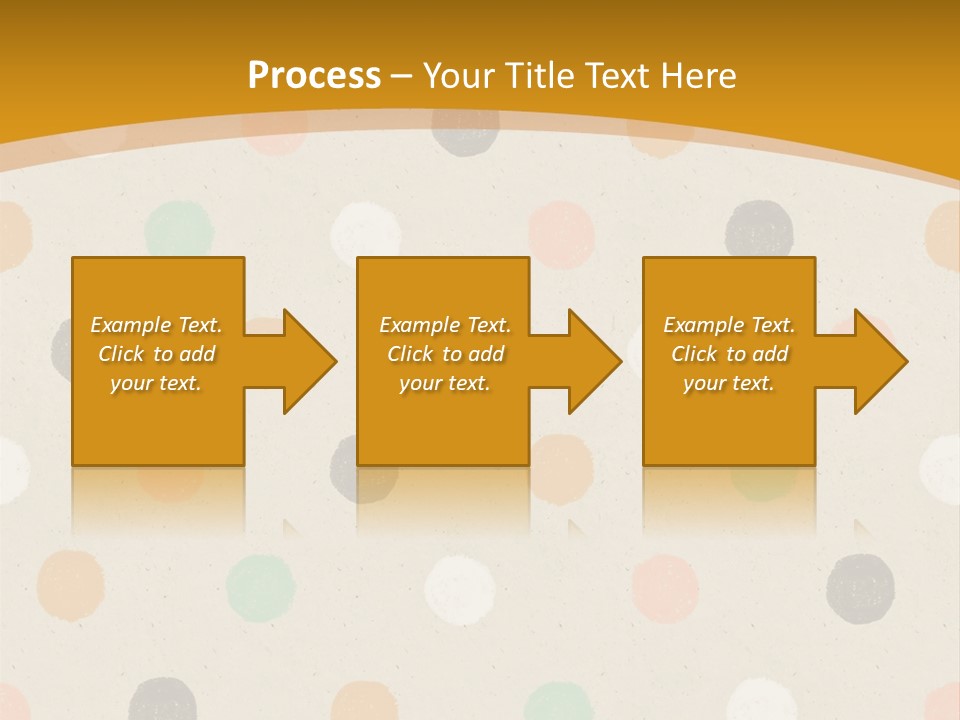 A Polka Dot Powerpoint Presentation Is Shown PowerPoint Template