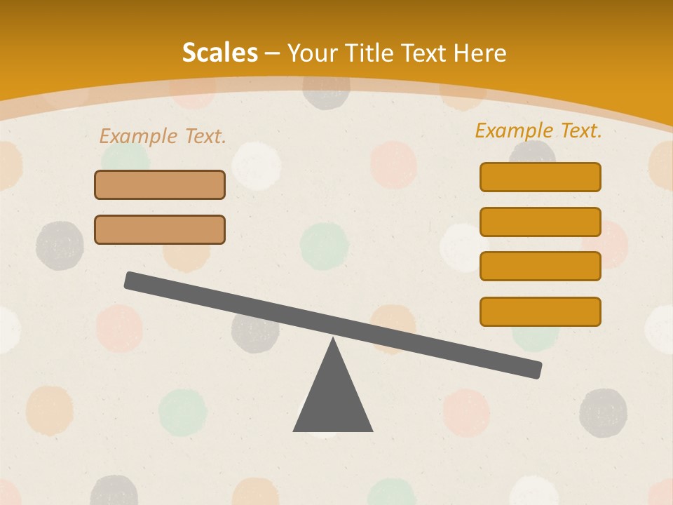A Polka Dot Powerpoint Presentation Is Shown PowerPoint Template