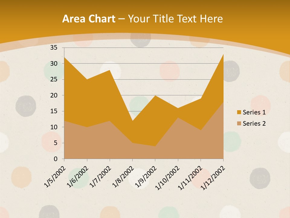 A Polka Dot Powerpoint Presentation Is Shown PowerPoint Template