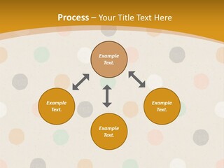 A Polka Dot Powerpoint Presentation Is Shown PowerPoint Template