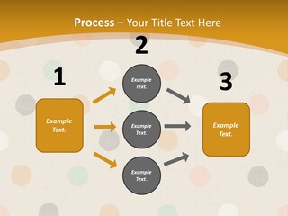A Polka Dot Powerpoint Presentation Is Shown PowerPoint Template