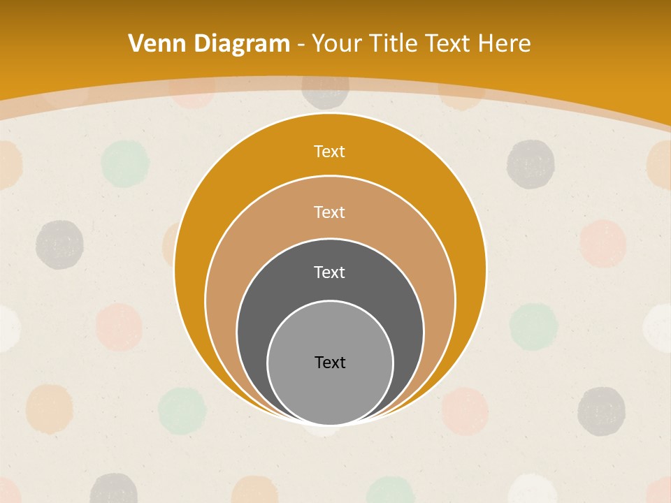 A Polka Dot Powerpoint Presentation Is Shown PowerPoint Template