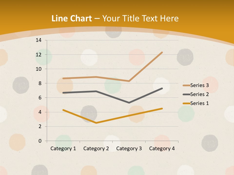 A Polka Dot Powerpoint Presentation Is Shown PowerPoint Template