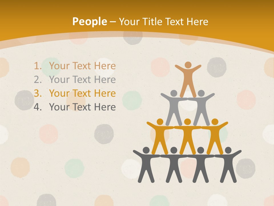 A Polka Dot Powerpoint Presentation Is Shown PowerPoint Template