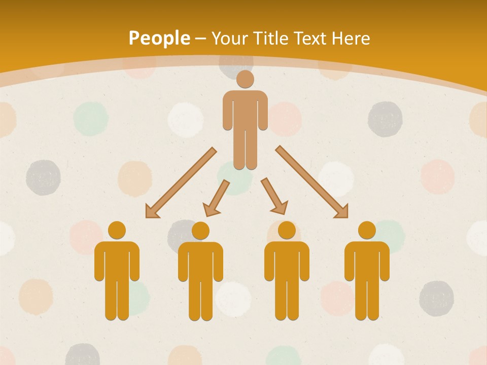 A Polka Dot Powerpoint Presentation Is Shown PowerPoint Template