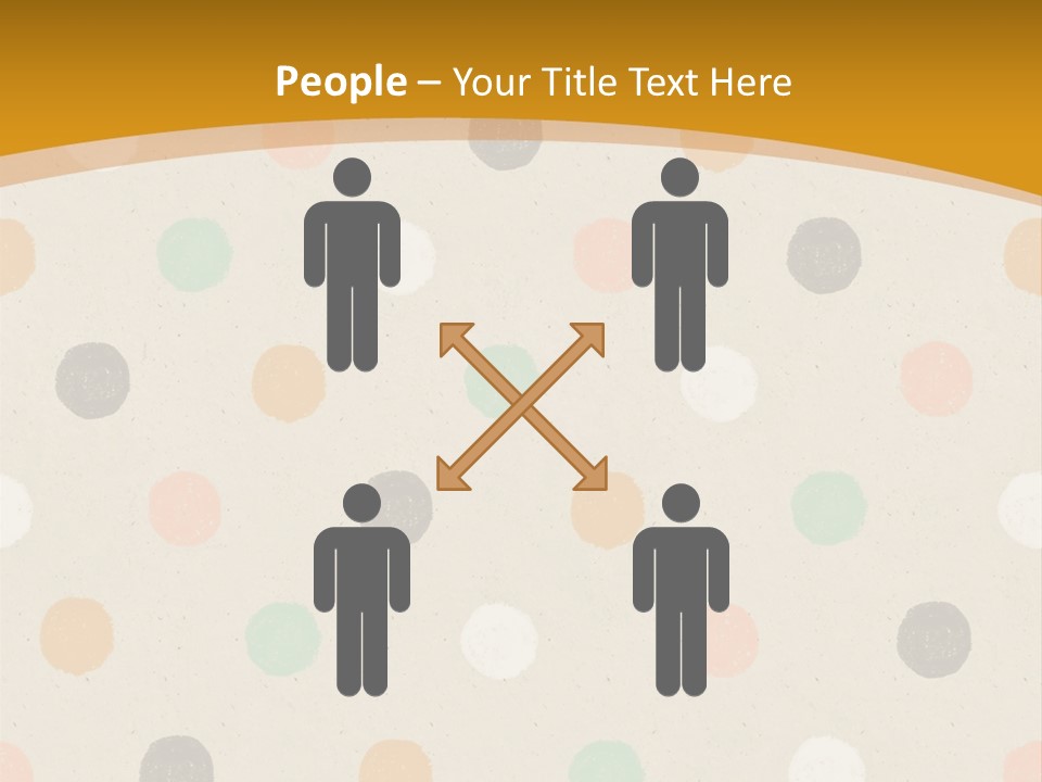 A Polka Dot Powerpoint Presentation Is Shown PowerPoint Template