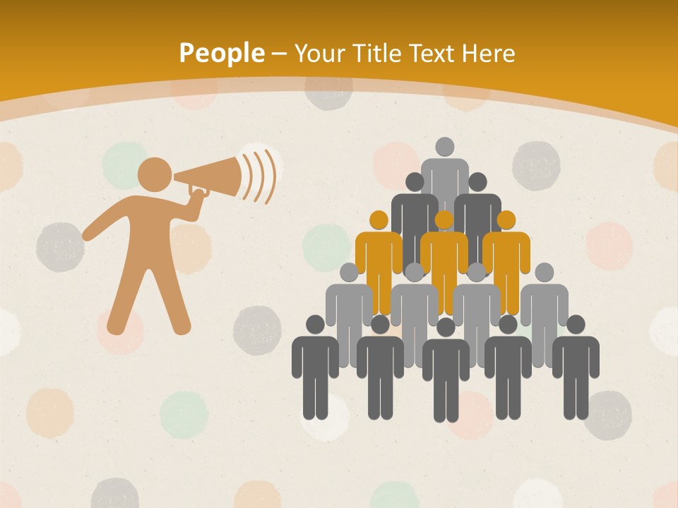 A Polka Dot Powerpoint Presentation Is Shown PowerPoint Template