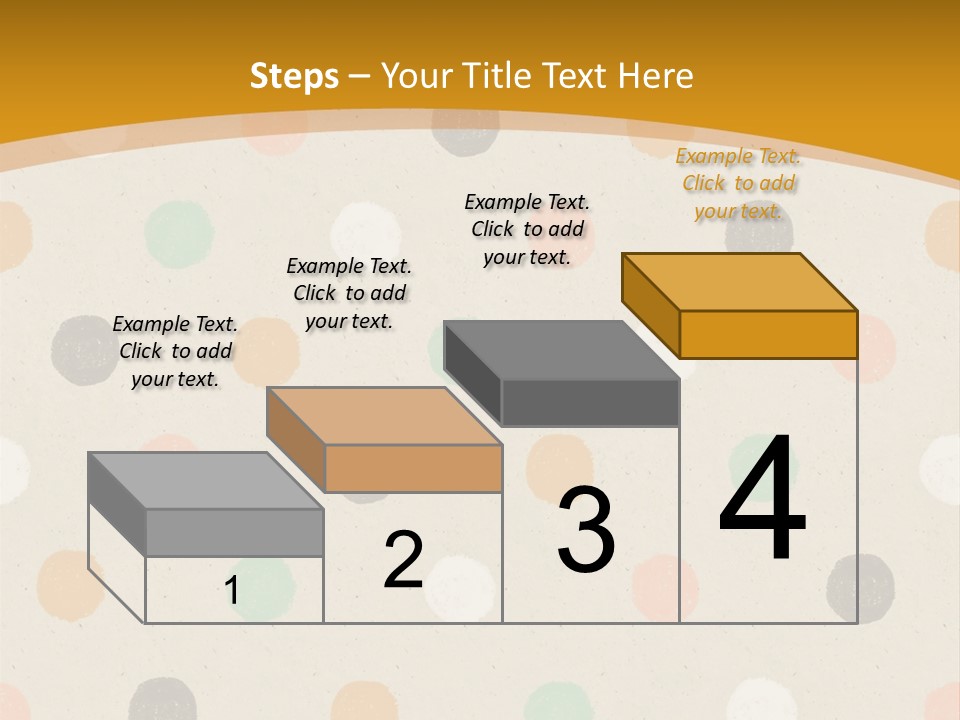 A Polka Dot Powerpoint Presentation Is Shown PowerPoint Template