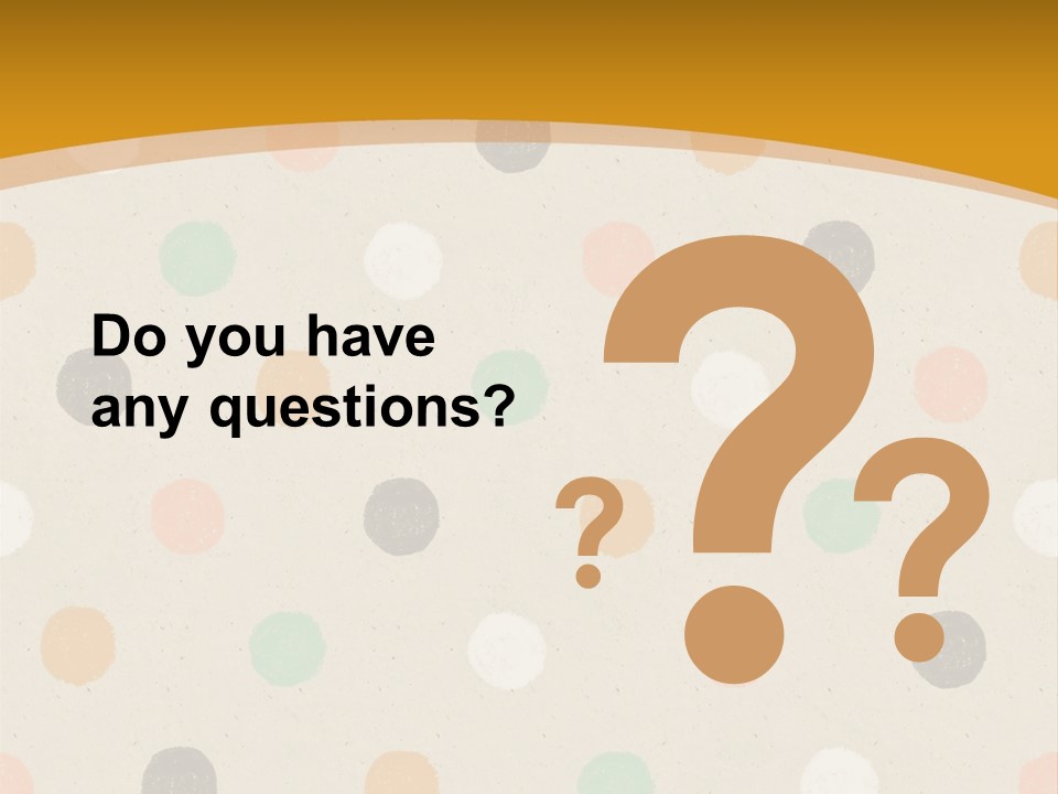 A Polka Dot Powerpoint Presentation Is Shown PowerPoint Template