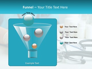 A Doctor Writing On A Clipboard With A Stethoscope PowerPoint Template