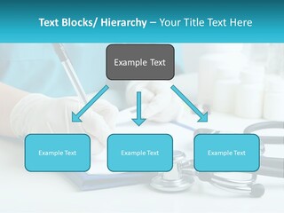 A Doctor Writing On A Clipboard With A Stethoscope PowerPoint Template