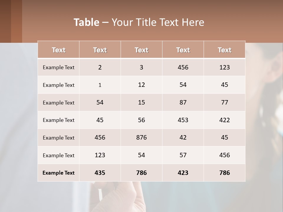A Woman Holding An Orange Object In Front Of A Man PowerPoint Template