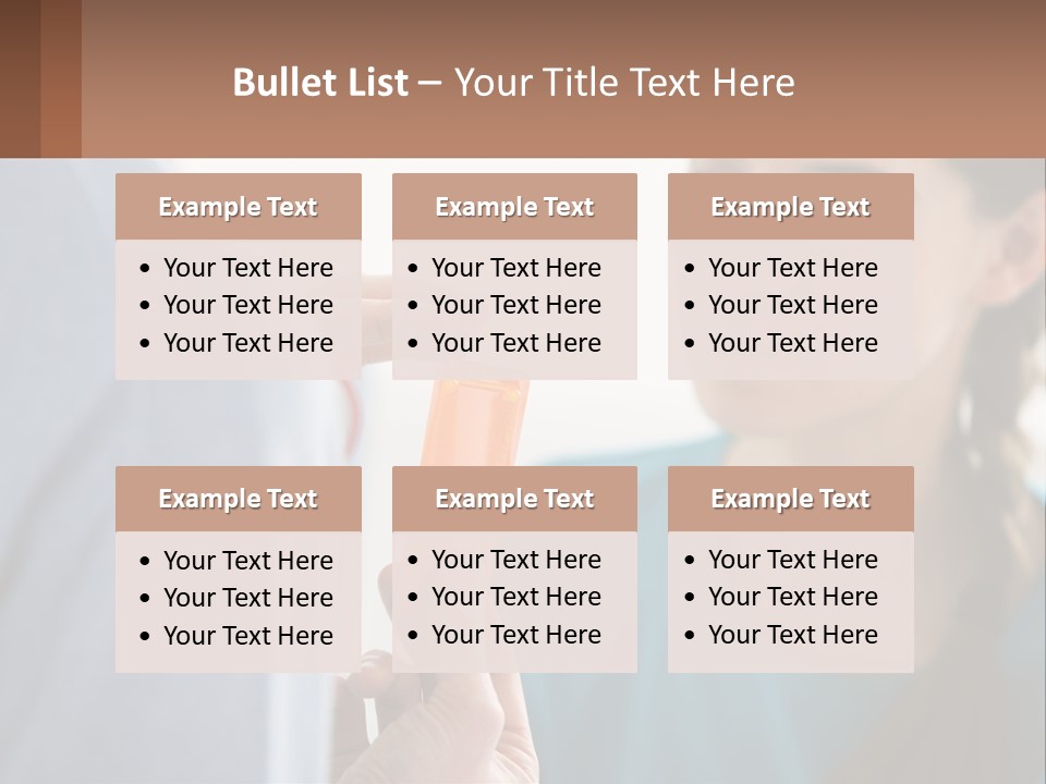 A Woman Holding An Orange Object In Front Of A Man PowerPoint Template