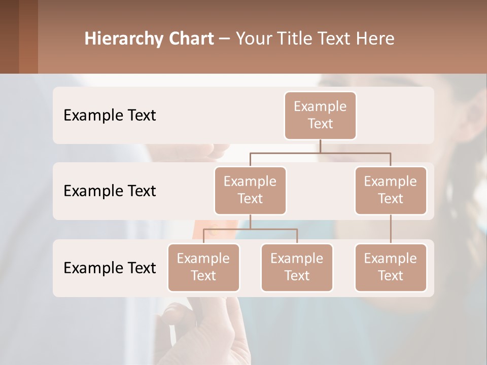 A Woman Holding An Orange Object In Front Of A Man PowerPoint Template