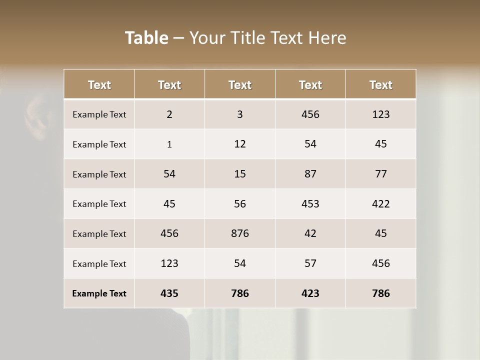 A Woman Looking Out Of A Window With A Curtain PowerPoint Template