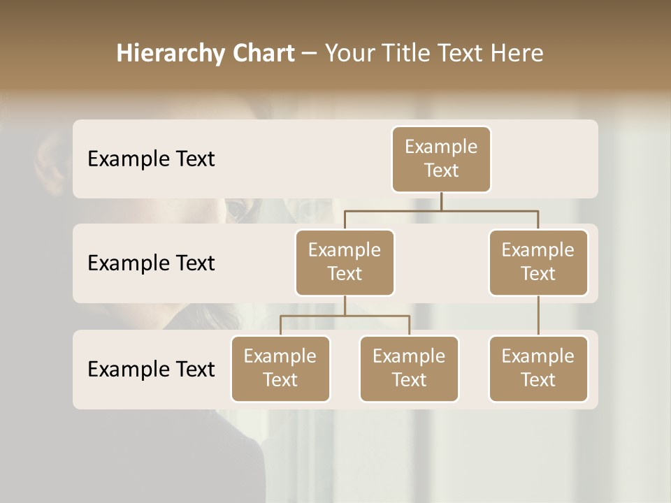 A Woman Looking Out Of A Window With A Curtain PowerPoint Template