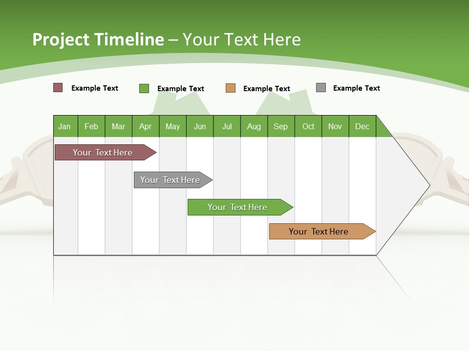A Green House With Two Keys On Top Of It PowerPoint Template
