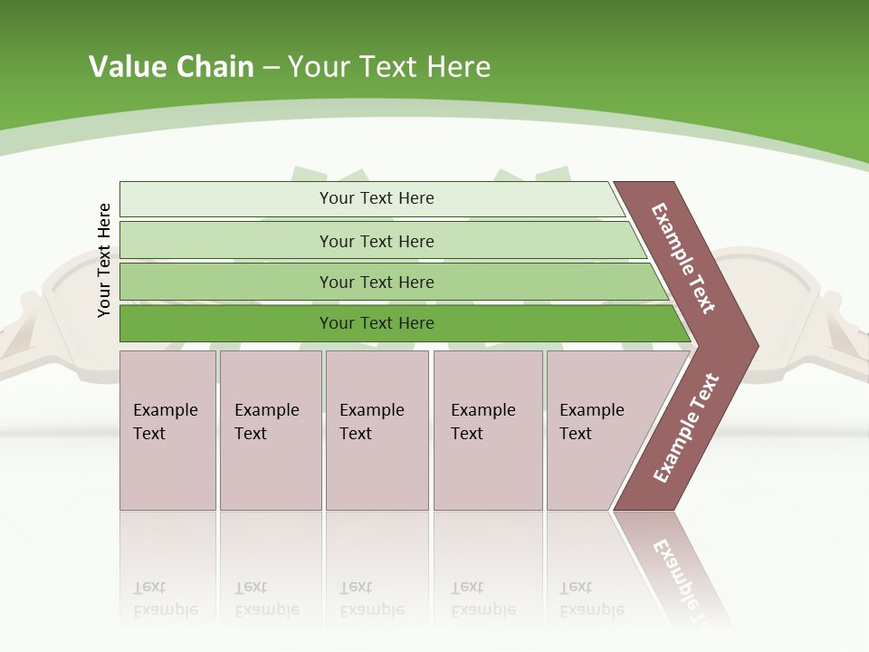A Green House With Two Keys On Top Of It PowerPoint Template