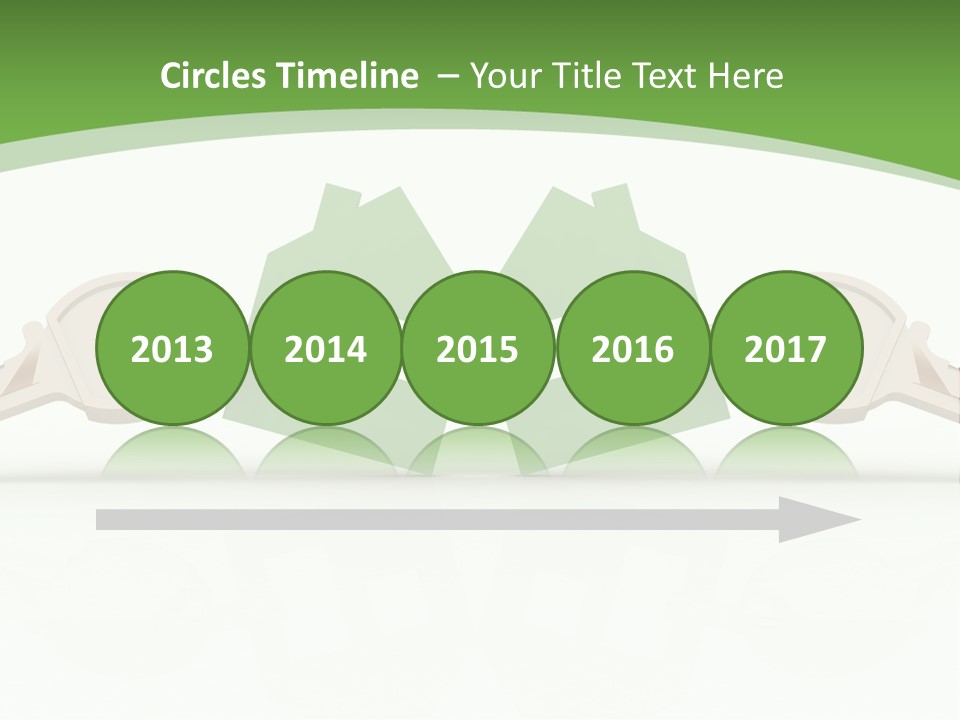 A Green House With Two Keys On Top Of It PowerPoint Template