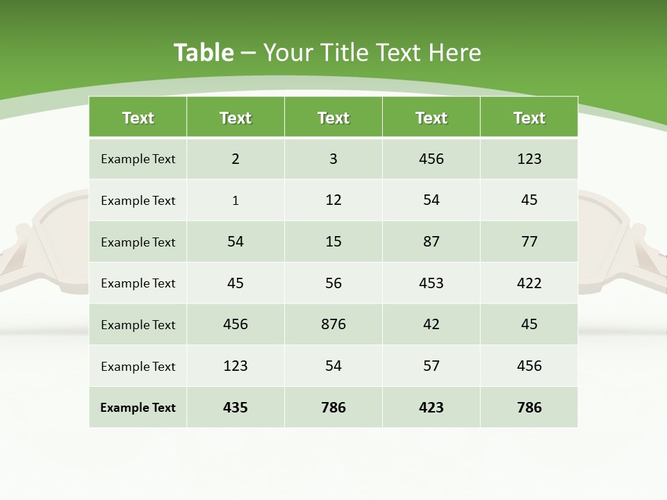 A Green House With Two Keys On Top Of It PowerPoint Template
