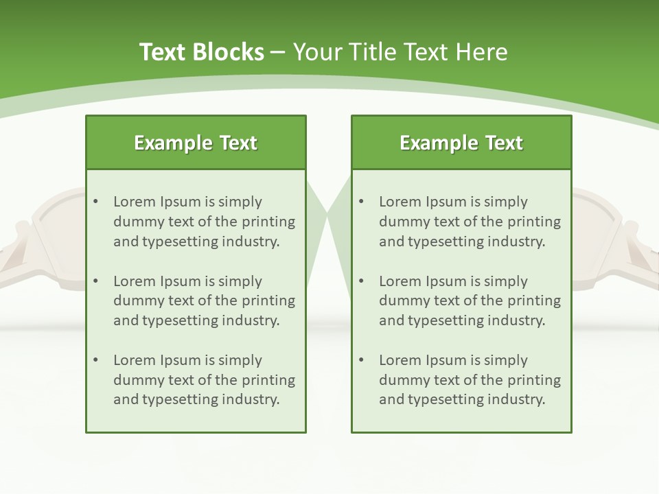 A Green House With Two Keys On Top Of It PowerPoint Template