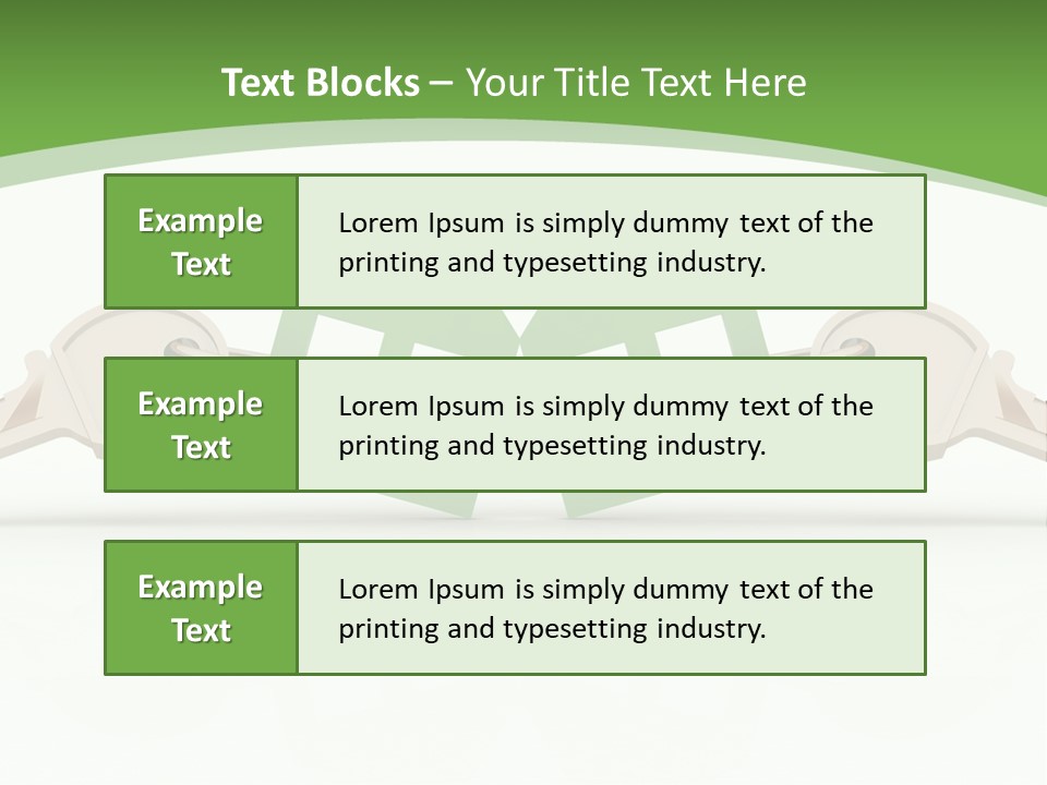 A Green House With Two Keys On Top Of It PowerPoint Template