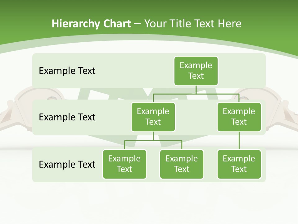 A Green House With Two Keys On Top Of It PowerPoint Template