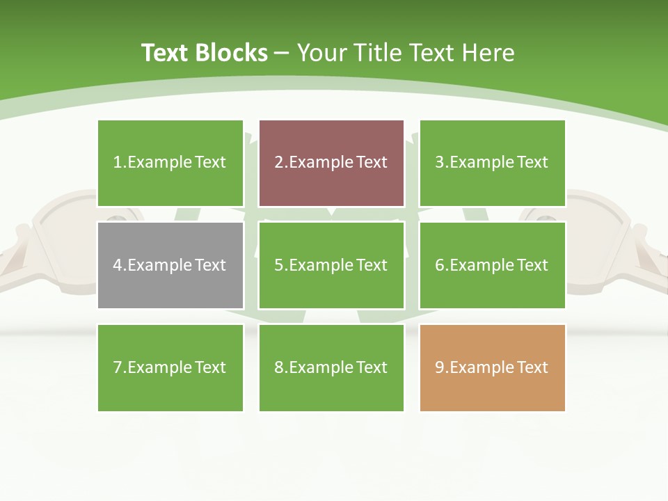 A Green House With Two Keys On Top Of It PowerPoint Template