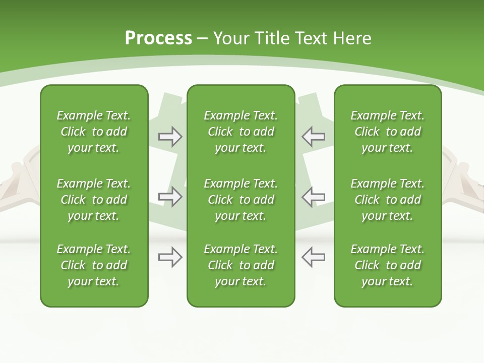 A Green House With Two Keys On Top Of It PowerPoint Template