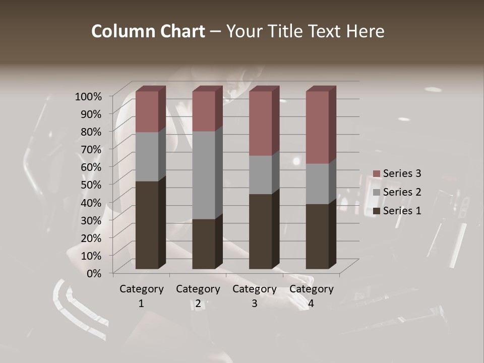 A Woman In A Bra Top Is On A Treadmill PowerPoint Template